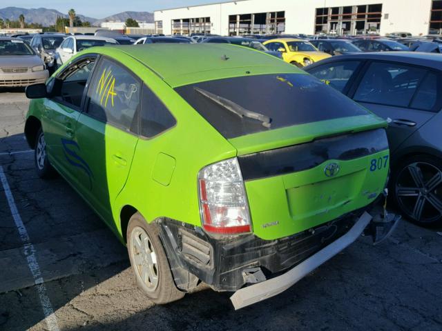 JTDKB20U973285159 - 2007 TOYOTA PRIUS GREEN photo 3