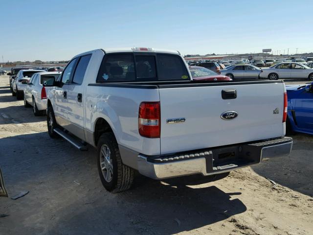 1FTRW12W47KA56938 - 2007 FORD F150 SUPER WHITE photo 3