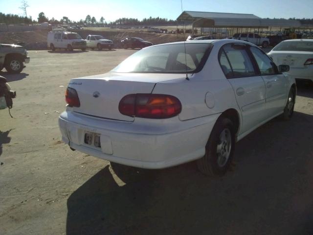 1G1NE52J63M589765 - 2003 CHEVROLET MALIBU LS WHITE photo 4