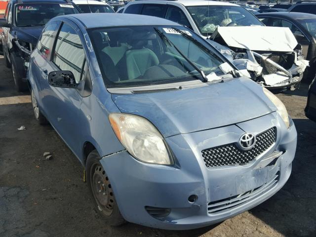 JTDJT923875102702 - 2007 TOYOTA YARIS BLUE photo 1