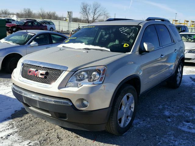 1GKER23788J223669 - 2008 GMC ACADIA SLT ოქროსფერი ფოტო 2