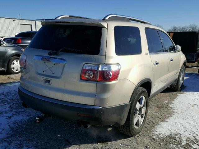 1GKER23788J223669 - 2008 GMC ACADIA SLT ოქროსფერი ფოტო 4