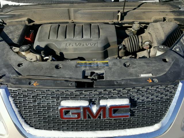 1GKER23788J223669 - 2008 GMC ACADIA SLT ოქროსფერი ფოტო 7