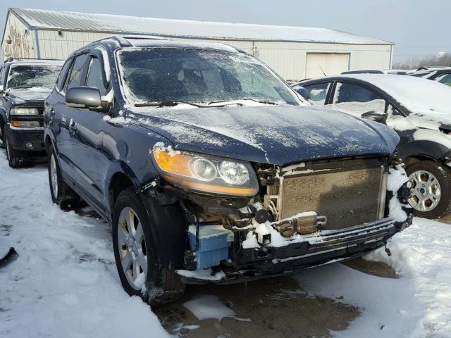 5NMSH13E27H028794 - 2007 HYUNDAI SANTA FE S BLUE photo 1