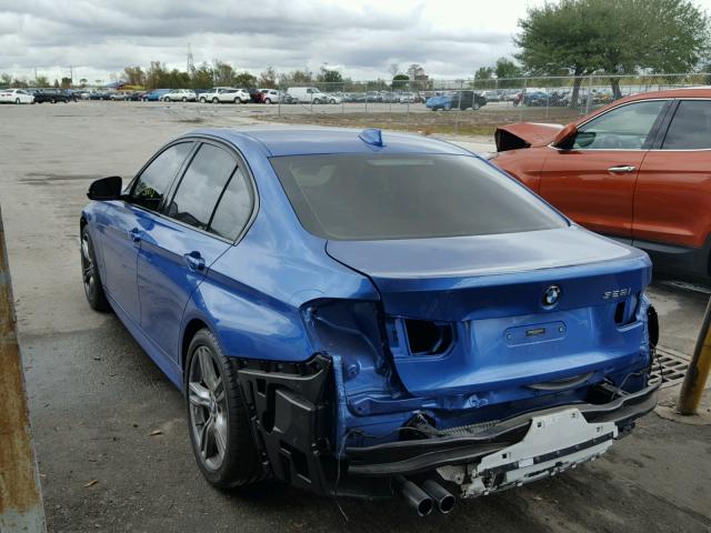 WBA3A5C50EJ584851 - 2014 BMW 328 I BLUE photo 3