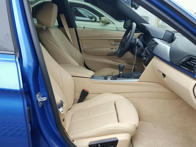 WBA3A5C50EJ584851 - 2014 BMW 328 I BLUE photo 5