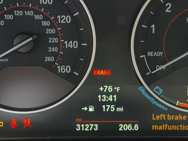 WBA3A5C50EJ584851 - 2014 BMW 328 I BLUE photo 8