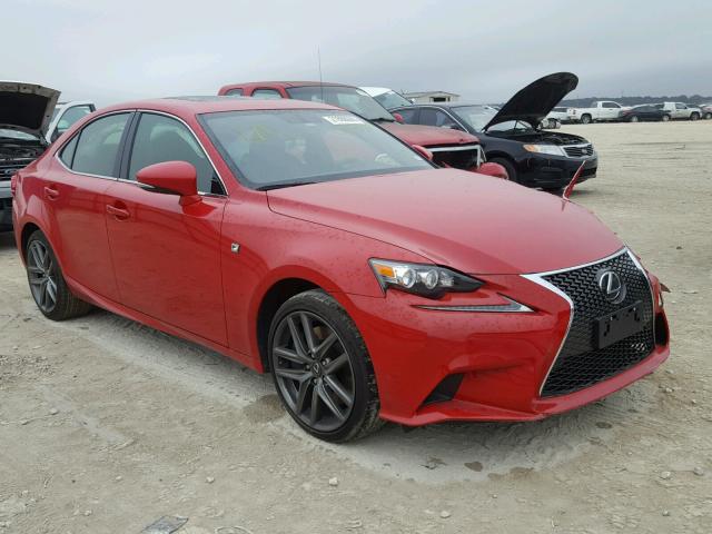 JTHBA1D21G5007090 - 2016 LEXUS IS 200T RED photo 1