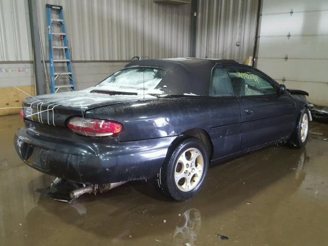 3C3EL55H0XT564452 - 1999 CHRYSLER SEBRING JX BLACK photo 4