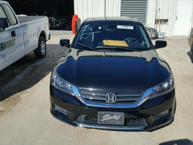 1HGCR2F75EA074486 - 2014 HONDA ACCORD EX BLACK photo 9