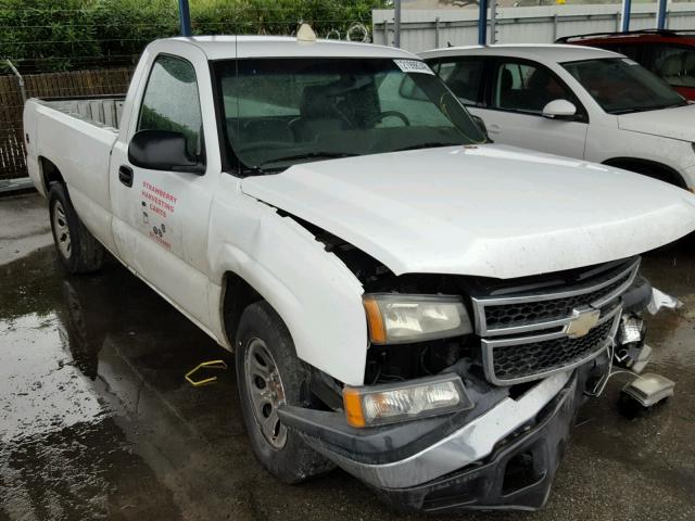 1GCEC14X07Z114287 - 2007 CHEVROLET SILVERADO WHITE photo 1