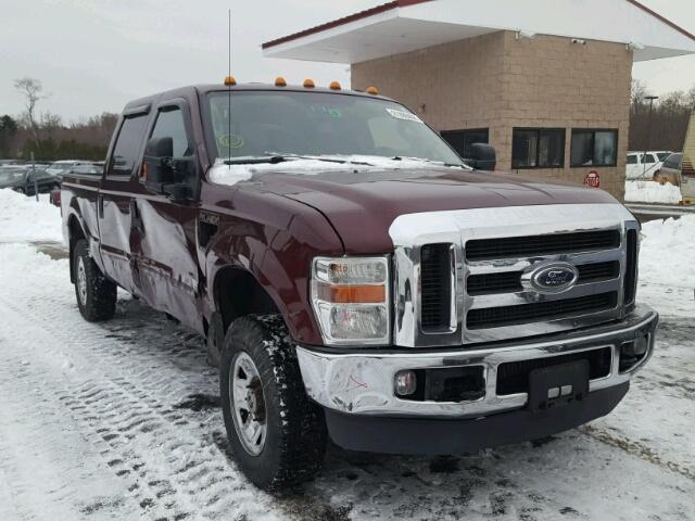 1FTSW21R69EB23110 - 2009 FORD F250 SUPER BURGUNDY photo 1