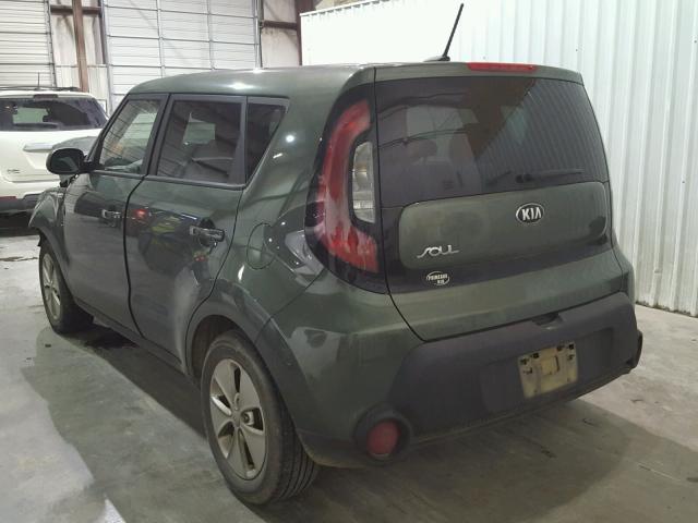 KNDJN2A23E7032831 - 2014 KIA SOUL GREEN photo 3