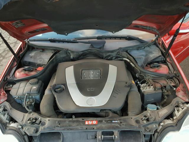 WDBRF52H06F732459 - 2006 MERCEDES-BENZ C GENERATI RED photo 7