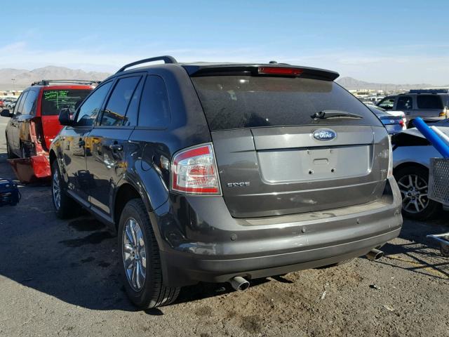 2FMDK39C47BB17093 - 2007 FORD EDGE SEL P BLACK photo 3