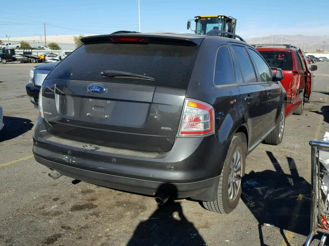 2FMDK39C47BB17093 - 2007 FORD EDGE SEL P BLACK photo 4