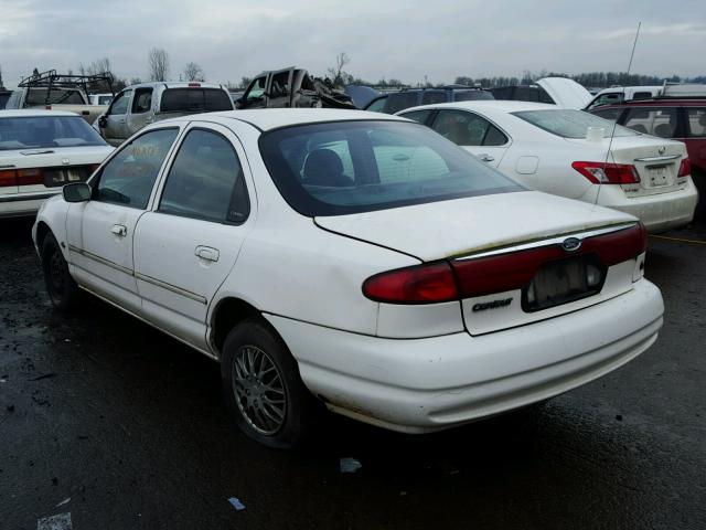 1FAFP6530WK284745 - 1998 FORD CONTOUR BA WHITE photo 3