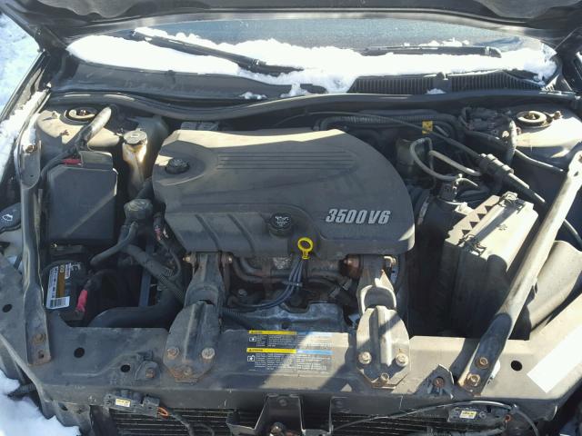 2G1WT58K469227204 - 2006 CHEVROLET IMPALA LT BLACK photo 7