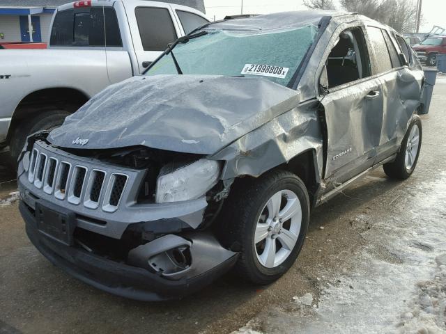 1J4NT1FA4BD287514 - 2011 JEEP COMPASS SP GRAY photo 2