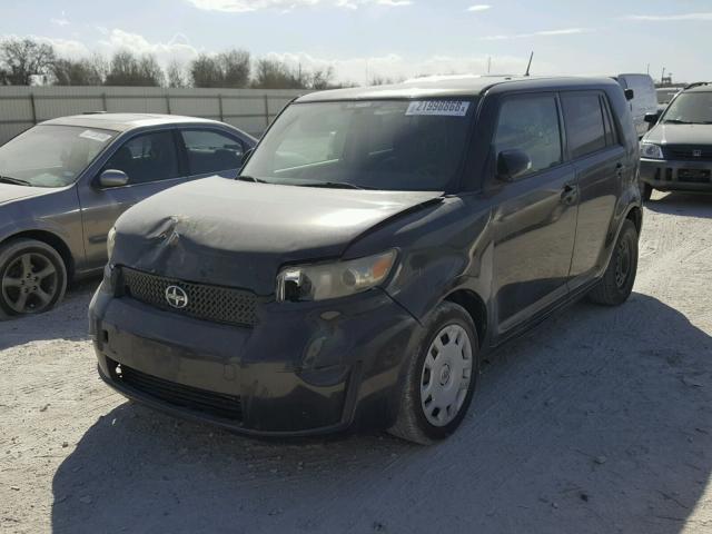 JTLKE50E391077881 - 2009 TOYOTA SCION XB BLACK photo 2