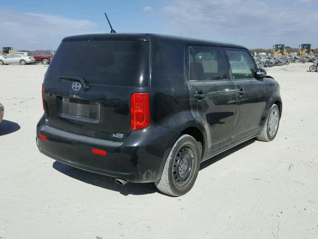 JTLKE50E391077881 - 2009 TOYOTA SCION XB BLACK photo 4