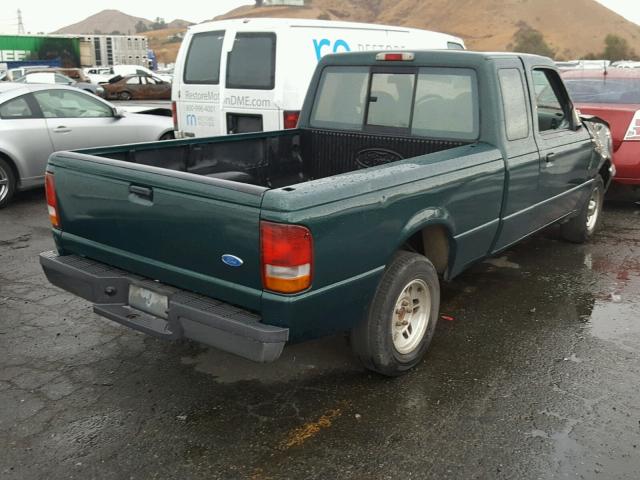 1FTCR14A2VPA93467 - 1997 FORD RANGER SUP GREEN photo 4