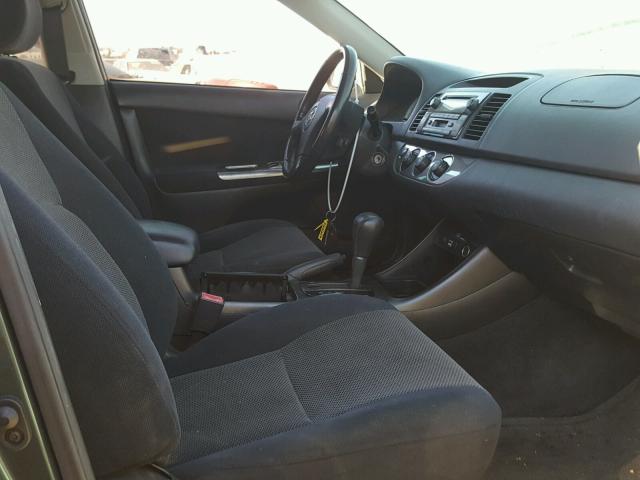JTDBE32K030147319 - 2003 TOYOTA CAMRY LE GREEN photo 5