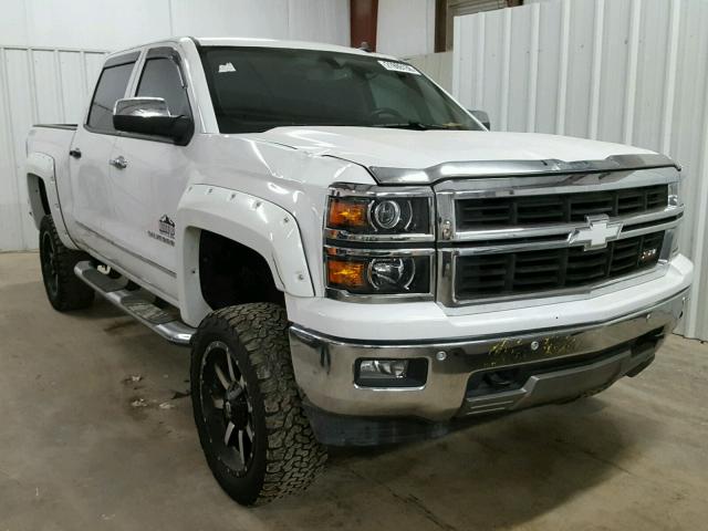 3GCUKSEC2EG326332 - 2014 CHEVROLET SILVERADO WHITE photo 1