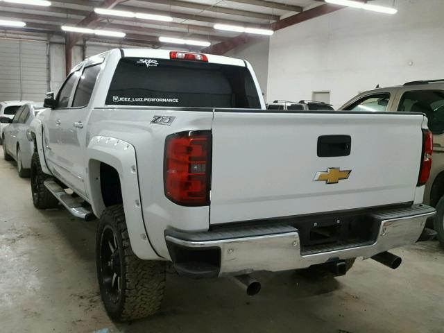 3GCUKSEC2EG326332 - 2014 CHEVROLET SILVERADO WHITE photo 3