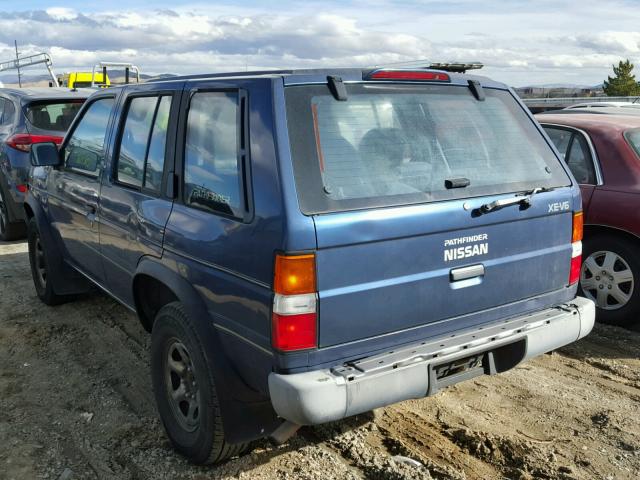 JN8HD17Y0SW092188 - 1995 NISSAN PATHFINDER BLUE photo 3