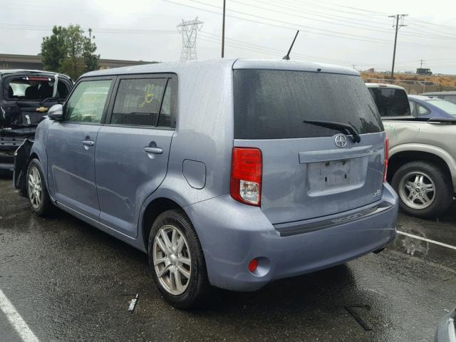 JTLZE4FE3B1140712 - 2011 TOYOTA SCION XB BLUE photo 3