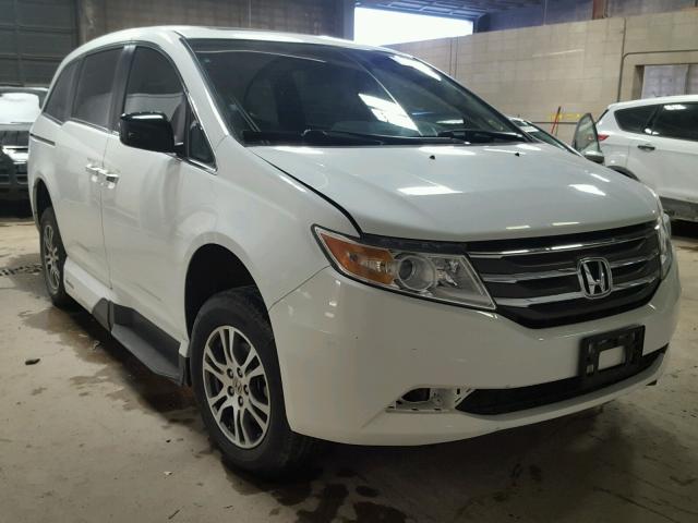 5FNRL5H6XBB083204 - 2011 HONDA ODYSSEY EX WHITE photo 1