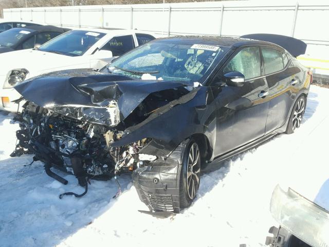 1N4AA6AP9HC442517 - 2017 NISSAN MAXIMA 3.5 BLACK photo 2