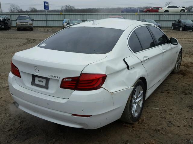WBAXG5C53CDX02452 - 2012 BMW 528 I WHITE photo 4
