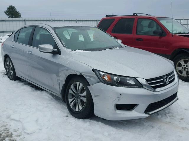 1HGCR2F31DA129124 - 2013 HONDA ACCORD LX SILVER photo 1