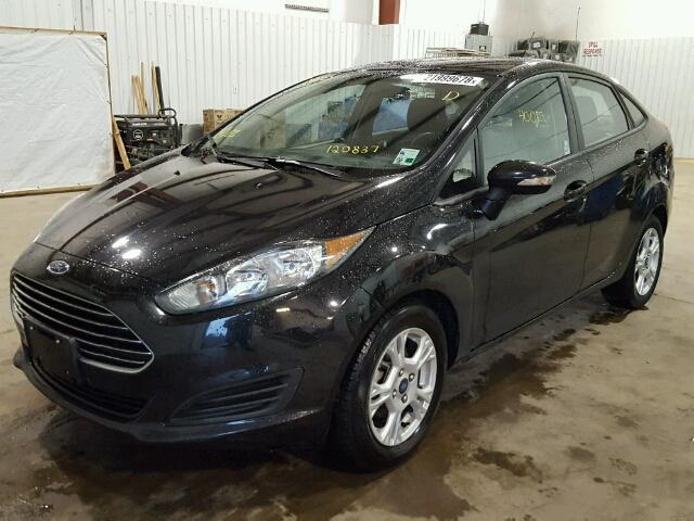 3FADP4BJ9FM120837 - 2015 FORD FIESTA SE BLACK photo 2