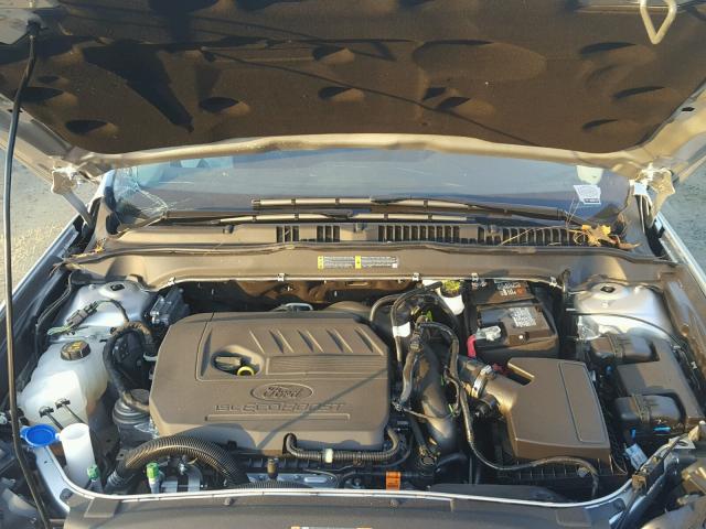 3FA6P0HD8HR339569 - 2017 FORD FUSION SE SILVER photo 7