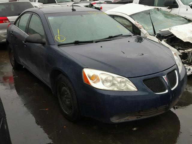 1G2ZF57B284168273 - 2008 PONTIAC G6 VALUE L BLUE photo 1