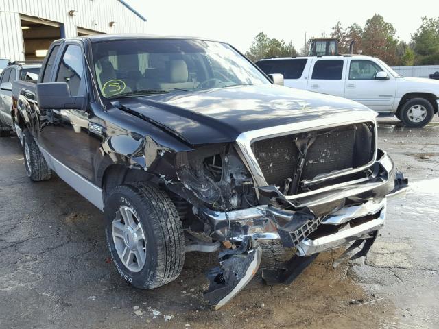 1FTRX12W17KD08688 - 2007 FORD F150 BLACK photo 1