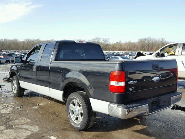 1FTRX12W17KD08688 - 2007 FORD F150 BLACK photo 3