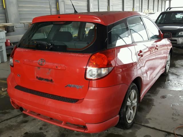 2T1KR32E93C109785 - 2003 TOYOTA COROLLA MA RED photo 4