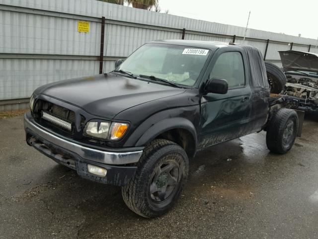 5TEWN72N04Z340168 - 2004 TOYOTA TACOMA XTR GREEN photo 2