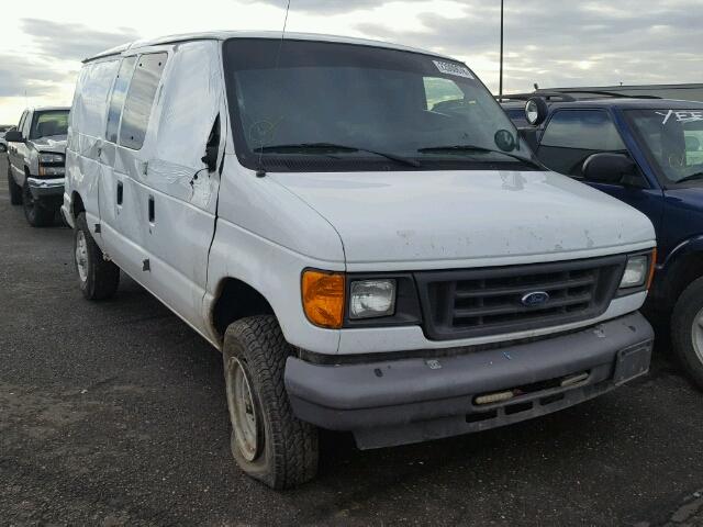 1FTNE24L27DA15903 - 2007 FORD ECONOLINE WHITE photo 1