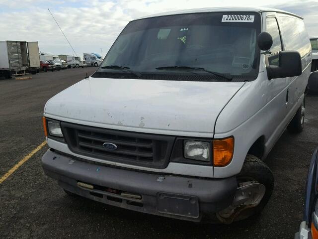 1FTNE24L27DA15903 - 2007 FORD ECONOLINE WHITE photo 2