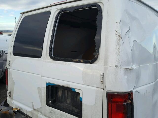 1FTNE24L27DA15903 - 2007 FORD ECONOLINE WHITE photo 9