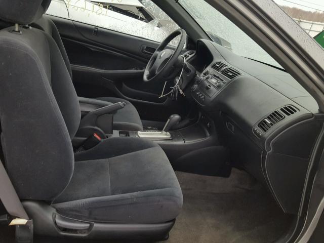 1HGEM22904L073151 - 2004 HONDA CIVIC EX ნაცრისფერი ფოტო 5