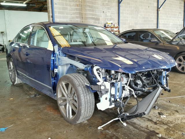 1VWDT7A39HC069691 - 2017 VOLKSWAGEN PASSAT R-L BLUE photo 1