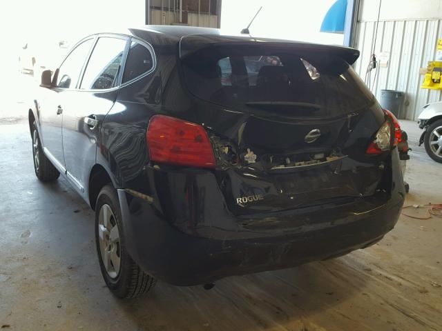 JN8AS5MT8BW569599 - 2011 NISSAN ROGUE S BLACK photo 3