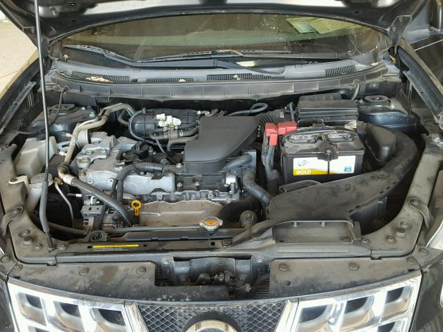 JN8AS5MT8BW569599 - 2011 NISSAN ROGUE S BLACK photo 7