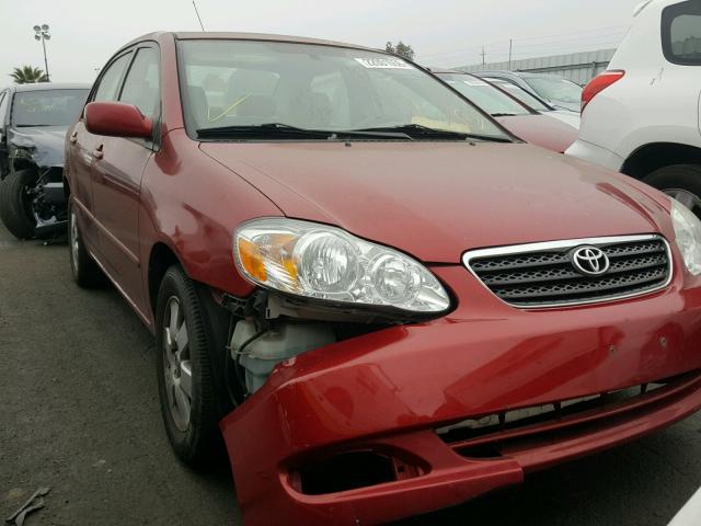 1NXBR32E36Z618418 - 2006 TOYOTA COROLLA CE RED photo 1